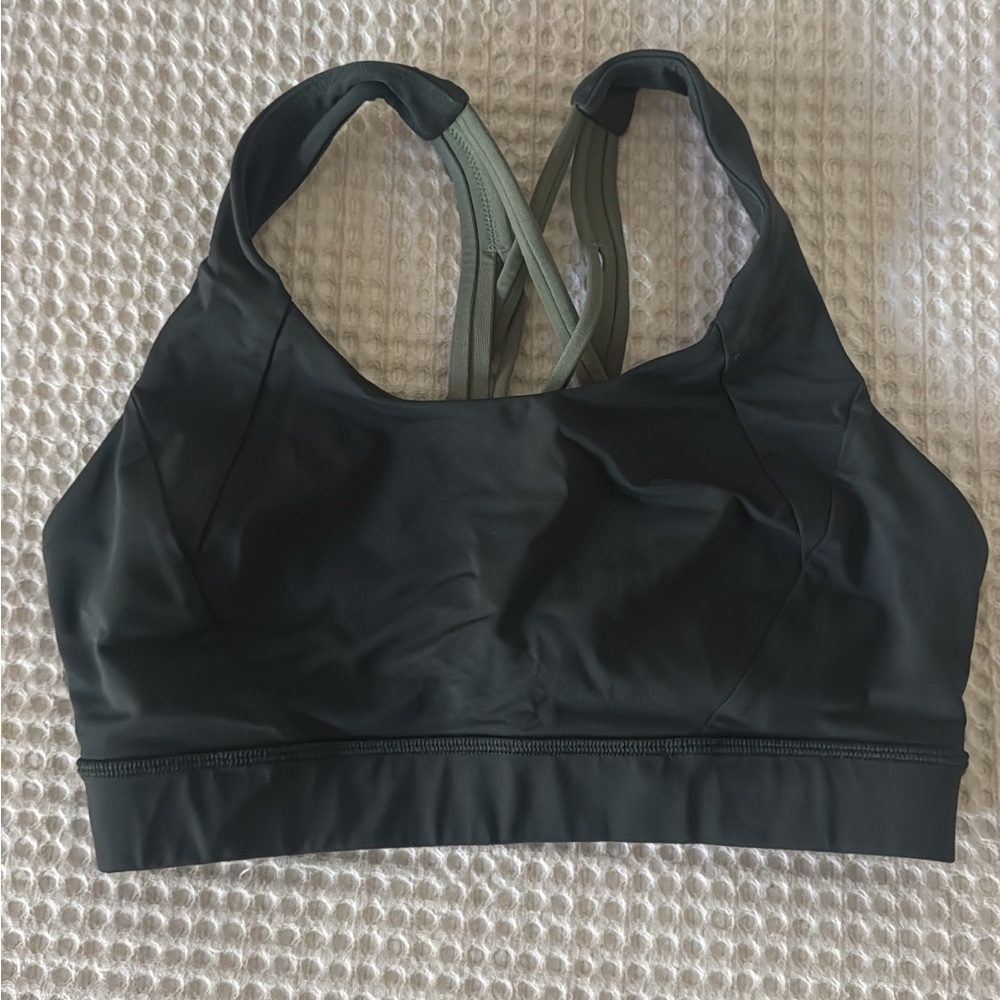 lululemon green sports bra